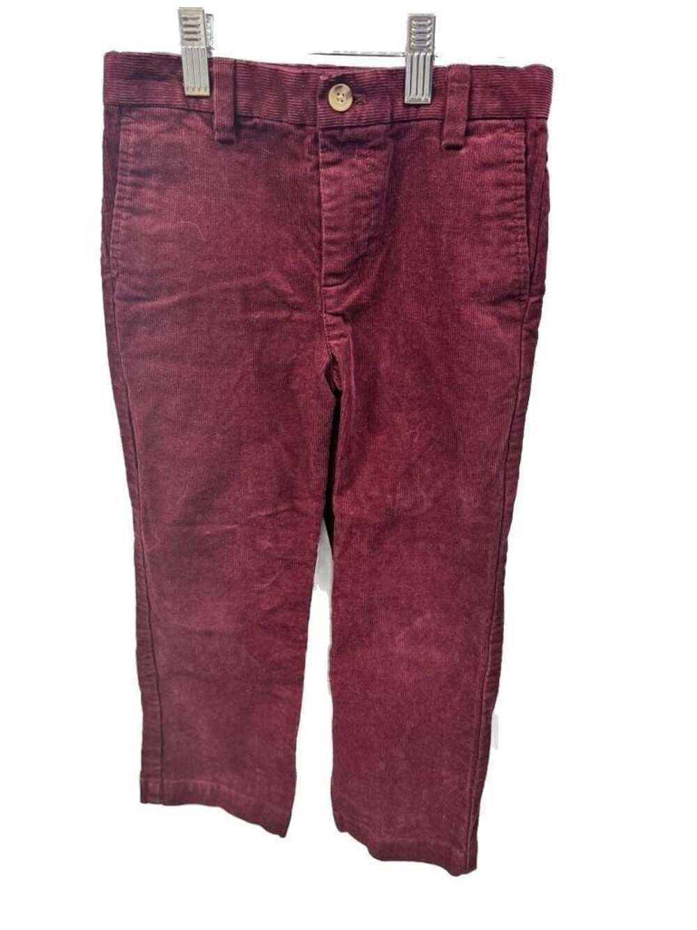 Vineyard Vines Boys Burgundy Corduroy Pants Size 6